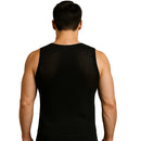 Insta Slim IS PRO Hollow Out Breathable Lightweight Mesh Muscle Tank, Black color, 103MS0001