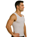 Insta Slim IS PRO Hollow Out Breathable Lightweight Mesh Muscle Tank, White color, 103MS0001