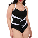 InstantFigure Plus Size Two-Tone One Piece Swimsuit 13306PC, Dallas, Texas, TX