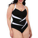 InstantFigure Plus Size Two-Tone One Piece Swimsuit 13306PC, Dallas, Texas, TX