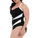 InstantFigure Plus Size Two-Tone One Piece Swimsuit 13306PC, Anderson, South Carolina, SC