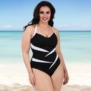 InstantFigure Two-Tone One Piece Swimsuit 13306P