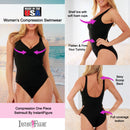 Wrap One Piece Swimsuit, Orange, CA