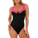 Contrast Trim One Piece Swimsuit, Venice beach, CA