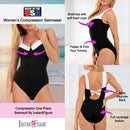 Contrast Trim One Piece Swimsuit, Capistrano beach, CA