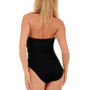 Contrast Twist Front One Piece Swimsuit, Long Beach, CA