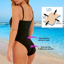 Swimsuit Scoop with shirred side One Piece, Arcadia, CA