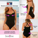 One Piece Shirred Twist Front Swimsuit, Dana Point, CA