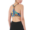 InstantFigure Activewear Printed Racer Back Crop Top -145019, Livonia, Michigan, MI