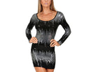 LaMonir Short Sequined Dress w/Long Sleeves 153D19, Corpus Christi, Texas, TX