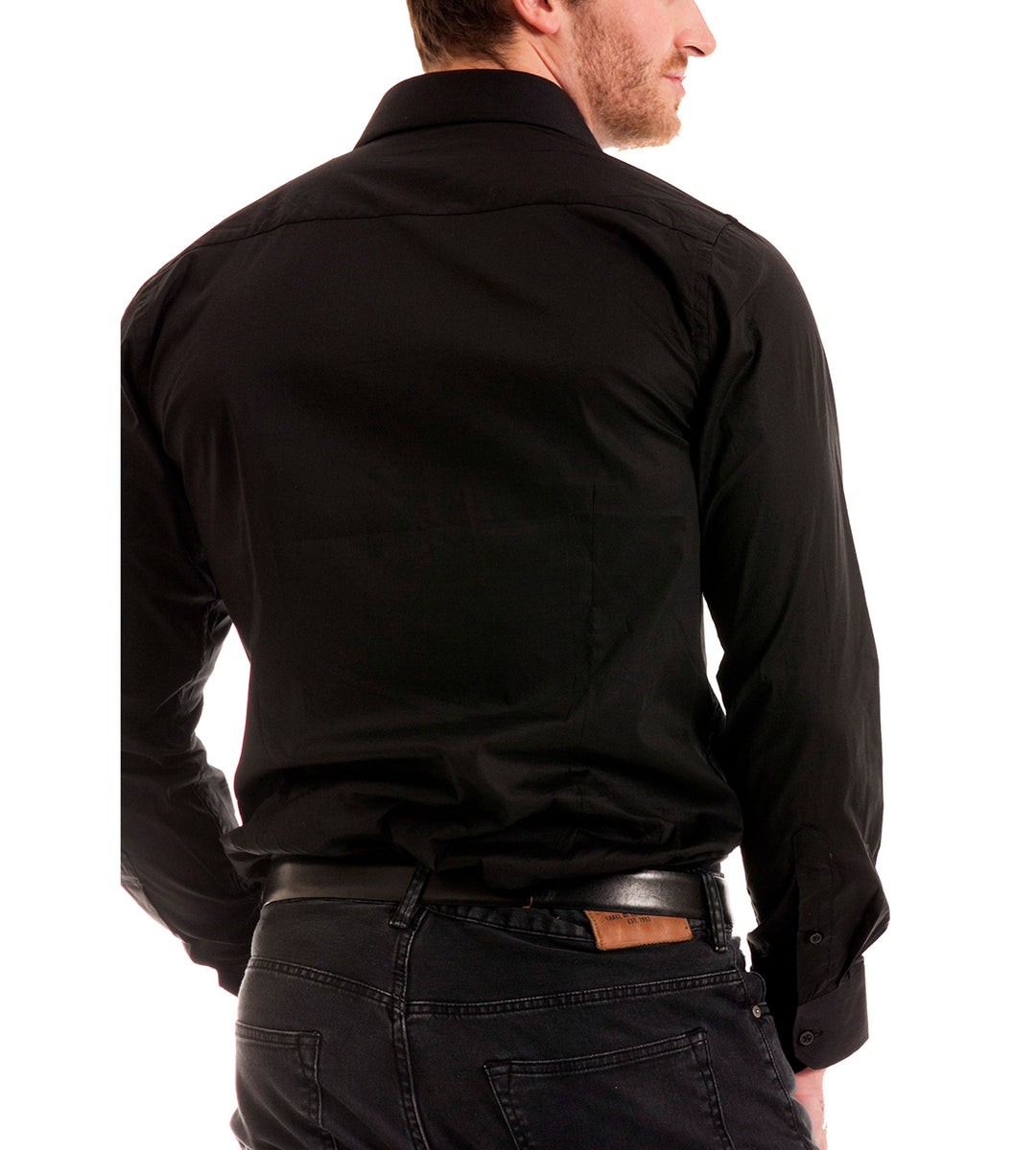 Mens Slim Fit Dress tailored fitted long sleeve formal cotton Shirt