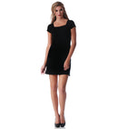 InstantFigure Short Dress with Cap Sleeve 16821D