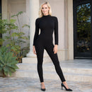 InstantFigure Mock Neck Pant Jumpsuit 16919P