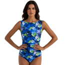 InstantFigure English Garden high-neck one-piece Swimsuit 26591P