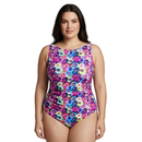 InstantFigure Fancy Floral High-Neck One-Piece Swimsuit 27591