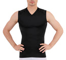 Insta Slim USA Medium Compression Sleeveless High V-neck Shirt-2VAT013, Gary, Indiana, IN