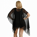 InstantFigure InstaWrap Shahl Sheer Mesh Short Coverup 33COMT