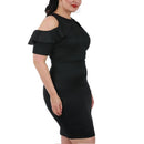Curvy Plus Size Short Fashion Dress 3532017C