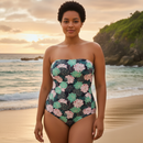 InstantFigure New Succulent Bandeau One-Piece Swimsuit 71624P