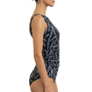 InstantFigure Feathers High-Neck One-Piece Swimsuit 78591P