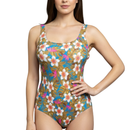 InstantFigure Hawaii One Piece Basic Scoop Tank Swimsuit 86310P