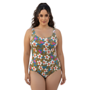 InstantFigure Hawaii One Piece Basic Scoop Tank Swimsuit 86310P