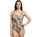 InstantFigure Hawaii One Piece Basic Scoop Tank Swimsuit 86310P