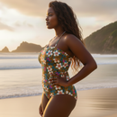 InstantFigure Hawaii Bandeau One-Piece Swimsuit 86624P