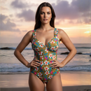 InstantFigure Hawaii Keyhole Back One-Piece Swimsuit 86625P