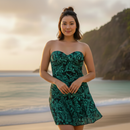 InstantFigure Tropical State Skirted One-Piece Swimsuit 90556P