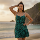 InstantFigure Tropical State Skirted One-Piece Swimsuit 90556P