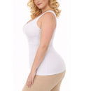 InstantFigure Shirred Tank Top Plus Size Shapewear WT40011C