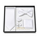 Berlioni 5PC Matching Tie, Bow-tie, Lapel pin, Hanky & Cufflinks Gift Set 155TGS1