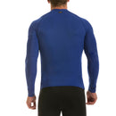 Insta Slim blue compression long sleeve shirt for men, tummy control, hides men boobs perfectly. men compression garment Insta Slim black compression shirt for men, tummy control, hides men boobs perfectly. men compression garment