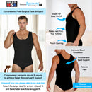 mens medical compression bodysuits, Los Angeles, California