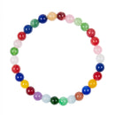 Multi Jade Stone Stretch Bracelet MWB2937