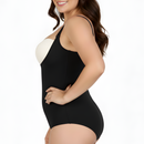 InstantFigure Plus Size Undersbust Brief with adj Bra Straps WBBS009C