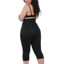 InstantFigure Plus Size Hi-Waist Double Control Capri Leggings WPL017C