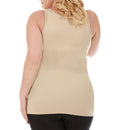 InstantFigure Shirred Tank Top Plus Size Shapewear WT40011C