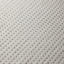 Close-up of a textured White fabric with a subtle pattern