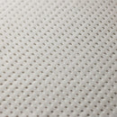Close-up of a textured White fabric with a subtle pattern