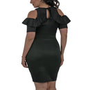 Curvy Plus Size Short Fashion Dress 3532017C