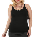 InstantFigure Curvy Plus Size Casual Empire Seam Tank Top 168042C, Kingsport, Tennessee, TN