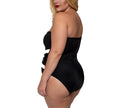 InstantFigure Plus Size Contrast Twist Front One Piece Swimsuit 13559PC, Mission Viejo, California, CA