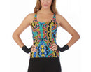 InstantFigure Activewear Printed Racer Back Tank Top - 145020, Edison, New Jersey, NJ