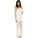 Ruffled Strapless Jumpsuit 153381, Inglewood, California, CA