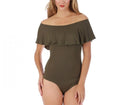 Flounce Off the Shoulder Bodysuit 153542, Frankfort, Kentucky, KY