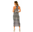 Striped Racer Back Maxi Dress 153777, Cary, North Carolina, NC