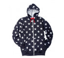 American Flag Stars Printed Men US Flag Zip Up Hoody - 155026, Mount Pleasant, South Carolina, SC