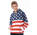 American Flag Unisex Pullover Hoodie 155455, Jersey City, New Jersey, NJ